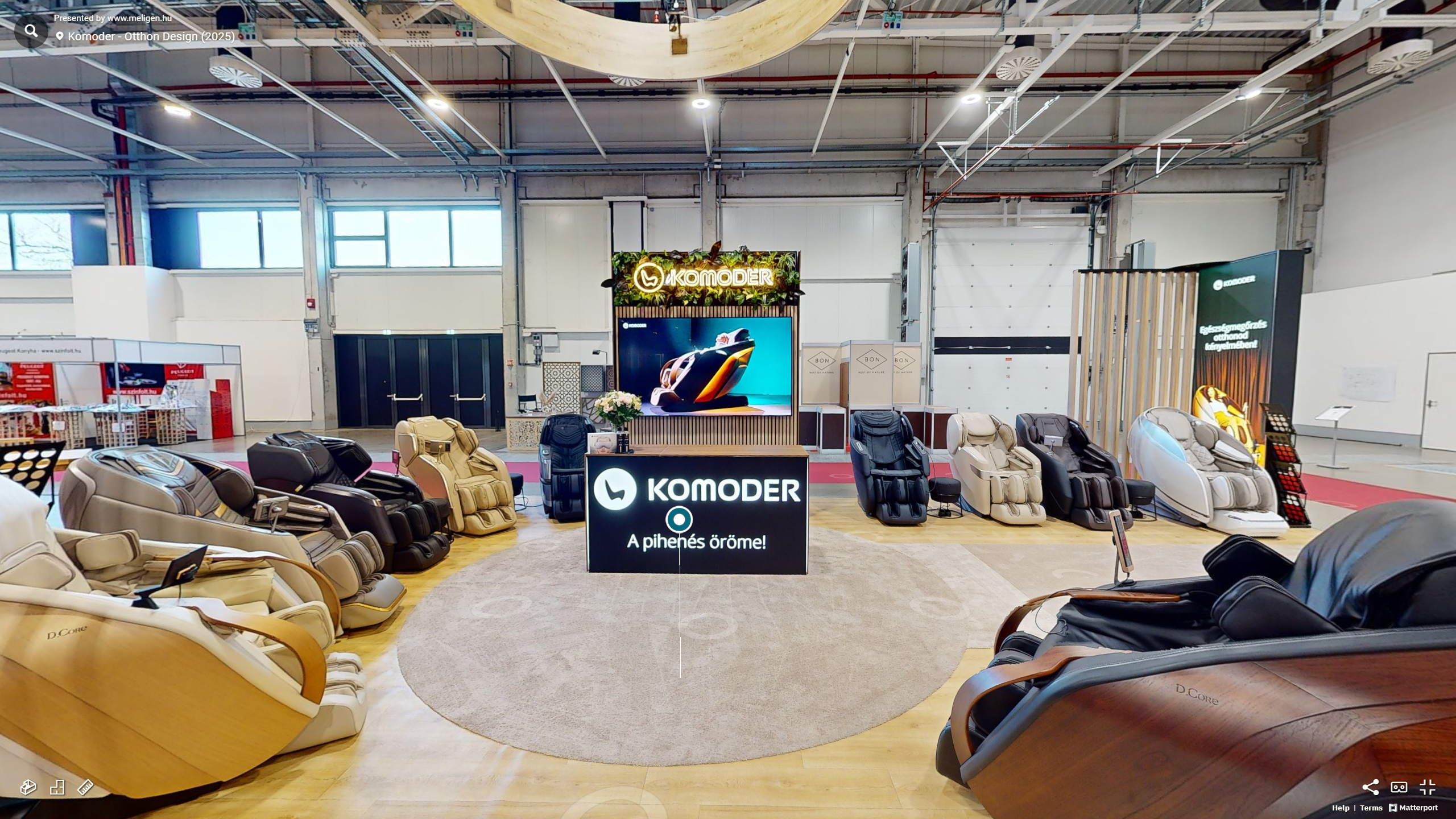 <p>Piacvezető Komoder masszázsfotelek<br>bemutatkozása a 2025 tavaszi<br>Construma OTTHONDesign kiállításon</p>