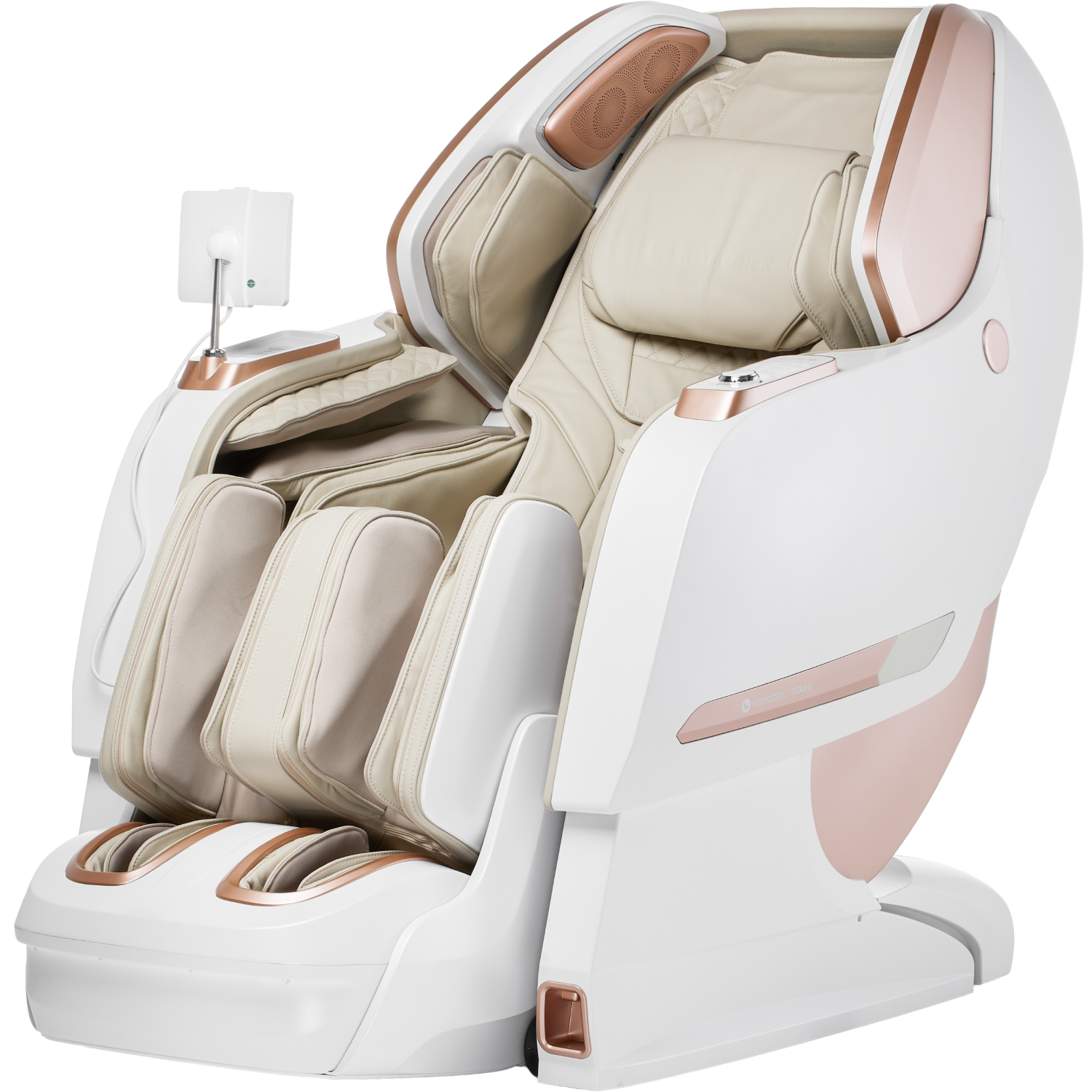 TITAN II Massagesessel aus echtem Leder